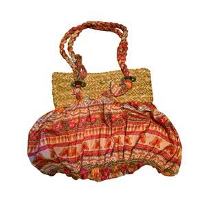 Cappelli straworld large boho tote bag damaged